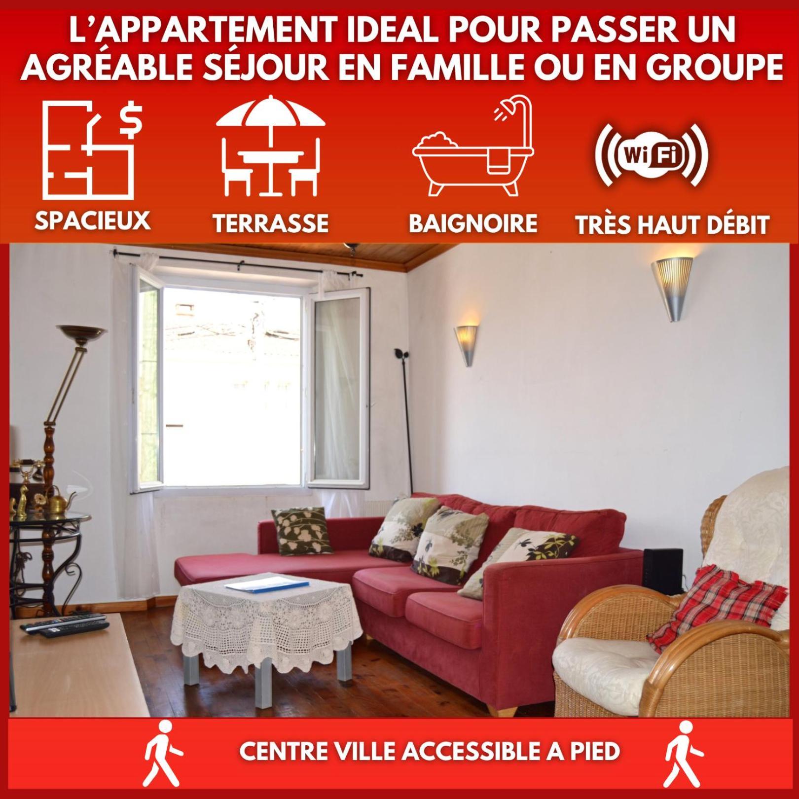 Comme Chez Mamie Albi - Terrasse - Proche Centre Apartment Ngoại thất bức ảnh